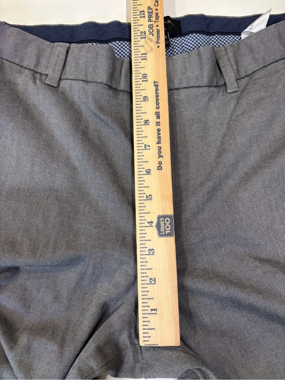 Banana Republic Heathered Gray Men's Dress Pants Sz 36x32 Career Business Dress
